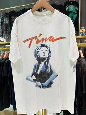 89 Simply The Best- Tina Vintage Style White T-Shirt
